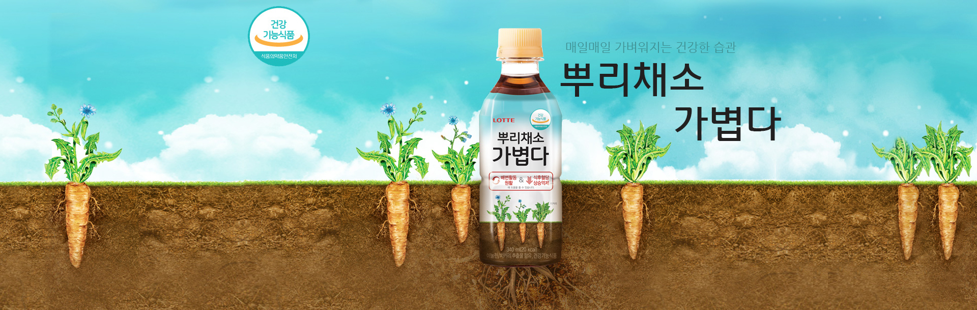 매일매일 개벼워지는 건강한 습관. 뿌리채소 가볍다.